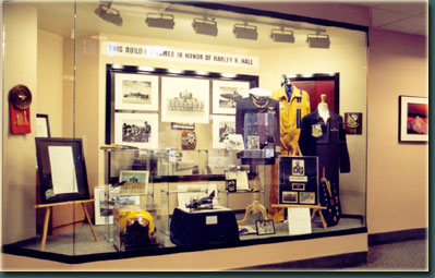 Display Case in Honor of Harley H. Hall